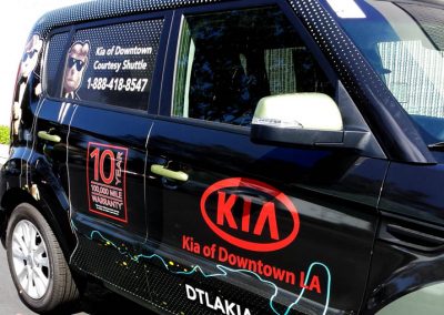 La Wraps Dtla Kia Courtesy Shuttle Wrap