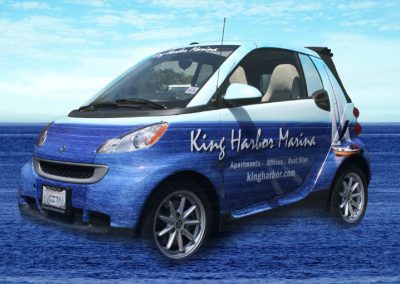 La Wraps King Harbor Smart Car Wrap