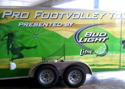 La Wraps Foot Volley Trailer Side Wrap