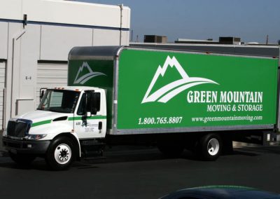 La Wraps Green Mountain Movers Box Truck Wrap