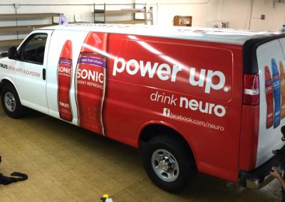 La Wraps Neuro Drinks Van Wrap