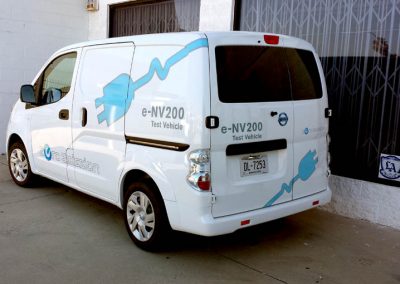 La Wraps Nissan Nv200 Test Vehicle Die Cut Vinyl