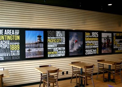La Wraps Sushi Restaurant Wall Wrap