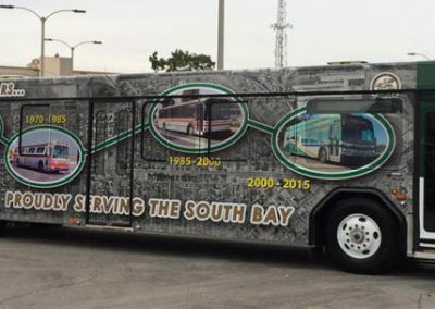 La Wraps Torrance Transit 75th Bus Wrap