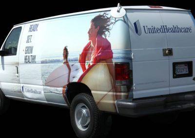 La Wraps United Healthcare Van Wrap