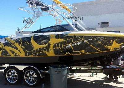 La Wraps Wake Boat Wrap