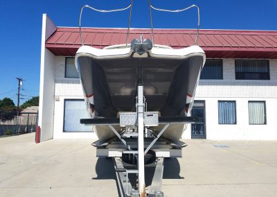 La Wraps Catamaran Shark Mouth Boat Wrap 2
