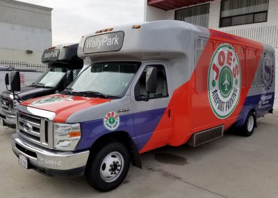 La Wraps Joes Parking Shuttle Lax Wrap