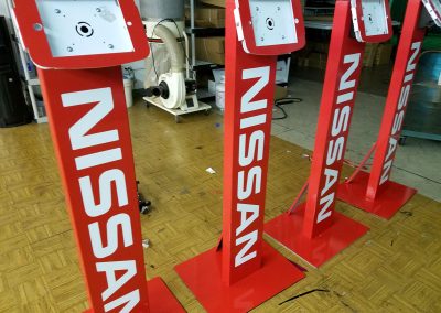 La Wraps Nissan Soccer Ipad Stand Kiosk Wrap