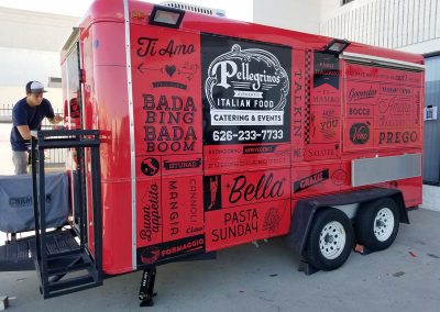La Wraps Pellegrinos Trailer Wrap