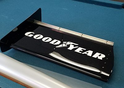 La Wraps Race Car Wing Wrap